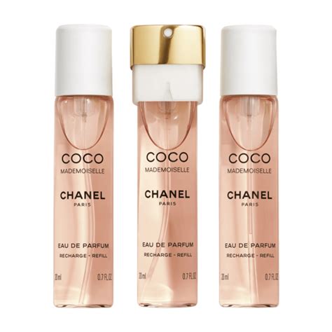 coco chanel mademoiselle refills 3x20